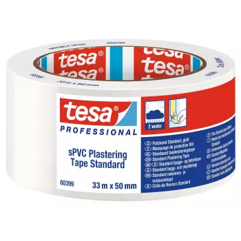 tesa 60399-00005-00 cinta de enlucir blanca 33 m x 50 mm