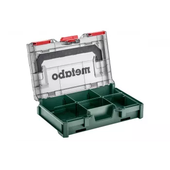 Metabo 626896000 metaBOX 63 XS inserto para caja de herramientas, ABS, verde/transparente