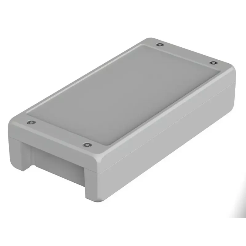 Bopla BA-S 241306 F Bocube Alu carcasa universal, 259 x 128 x 60 mm, gris claro (RAL 7035) 00165225