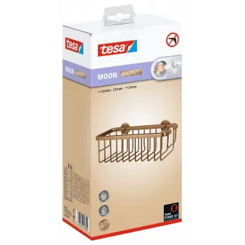 tesa MOON BRONZE cesta de ducha adhesiva bronce 40606-00000-00
