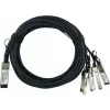 BlueLAN LSWM1QSTK3-BL cable breakout Direct Attach pasivo QSFP 40GBASE-CR4 a 4x10GBASE-CR SFP+, 1m, AWG30