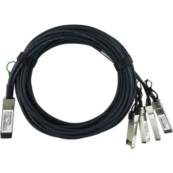BlueLAN LSWM1QSTK3-BL cable breakout Direct Attach pasivo QSFP 40GBASE-CR4 a 4x10GBASE-CR SFP+, 1m, AWG30