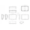 Bopla BoPad BOP 10.1 P-9016-SET carcasa para pantalla 285 x 198 x 92,90 mm ABS blanca RAL 9016 35110176.HMT1