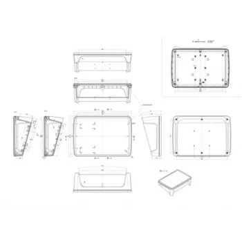 Bopla BoPad BOP 10.1 P-9016-SET carcasa para pantalla 285 x 198 x 92,90 mm ABS blanca RAL 9016 35110176.HMT1
