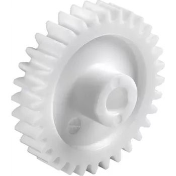 Reely Rueda dentada recta de poliacetal módulo 1,0, 15 dientes, taladro de 4 mm (SH1015HF)