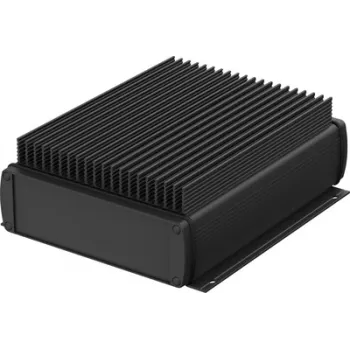 Bopla ALUBOS_SET ABPH 1600-0200 KWL Carcasa de perfil 190 x 190 x 80 mm aluminio negro RAL 9005 84416200.HMT1