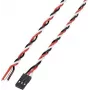 Reely Set de cables de extensión para servo, pack de 10, 30 cm, 0,35 mm², trenzado, conectores JR/Futaba RE-6992130