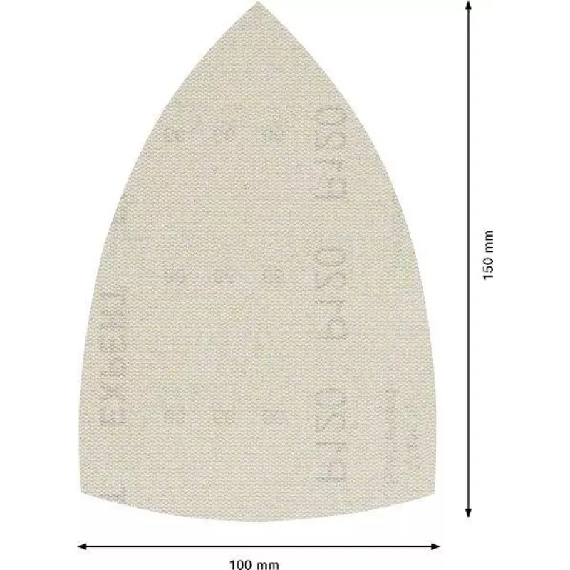 Bosch Accessories 2608901624 red de lijado para lijadora múltiple grano 120, 150 x 100 mm, 50 uds.
