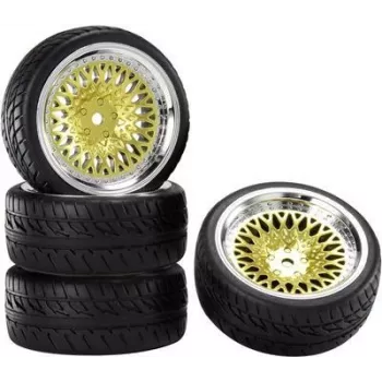 Reely 1:10 rueda completa on-road Racing CLS Gold 1 ud RE-6702300