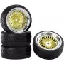 Reely 1:10 rueda completa on-road Racing CLS Gold 1 ud RE-6702300