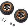 Reely RE-7042668 juego de ruedas on-road 1:10 (2 uds., 65 mm, hexágono de 12 mm, negro)