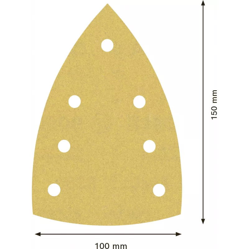 Bosch Expert M480 hoja de lijar para lijadora múltiple, grano 180, 150 x 100 mm, pack de 50 2608901644