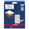 Bosch Expert M480 set de redes de lijado para lijadora orbital, 3 piezas, grano 80/120/180, 115 x 107 mm, velcro 2608901666