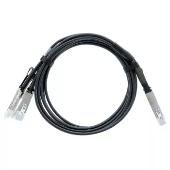 BlueLAN cable Direct Attach Breakout QSFP-DD 400G a 4x 100G QSFP56, 2m, pasivo, AWG26, compatible con Arista (CAB-D-4Q-400G-2M-BL)