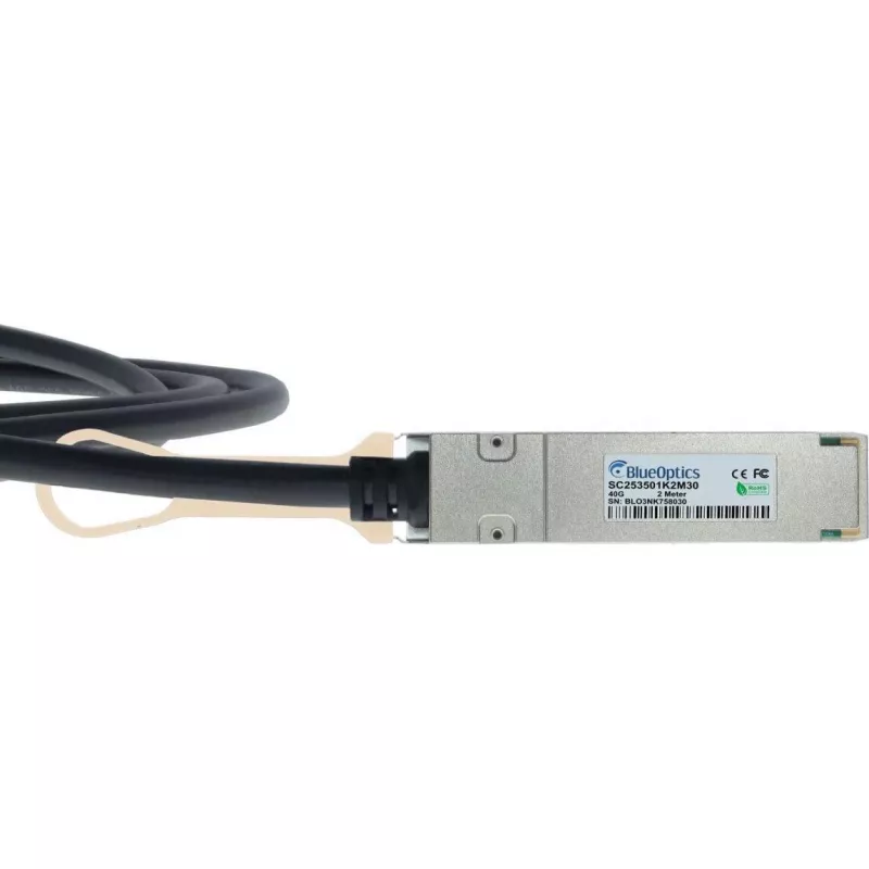 BlueLAN Cable breakout direct attach pasivo 2 m 40G QSFP a 4x 10G SFP+, compatible con Centec (CAB-Q-S-2M-CT-BL)