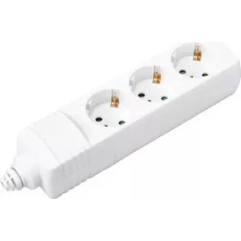 SYGONIX BT-2372208 Regleta, 6 tomas, cable de 1,5 m, blanco