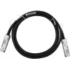 BlueLAN Cable direct attach 40G QSFP+ 3 m, compatible con Fortinet FN-CABLE-QSFP+3 FN-CABLE-QSFP+3-BL