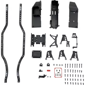 Reely RE-7068336 Placa de chasis principal de aluminio para buggys y trucks RC 1:10