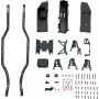 Reely RE-7068336 placa de chasis principal de aluminio para buggys y trucks RC 1:10