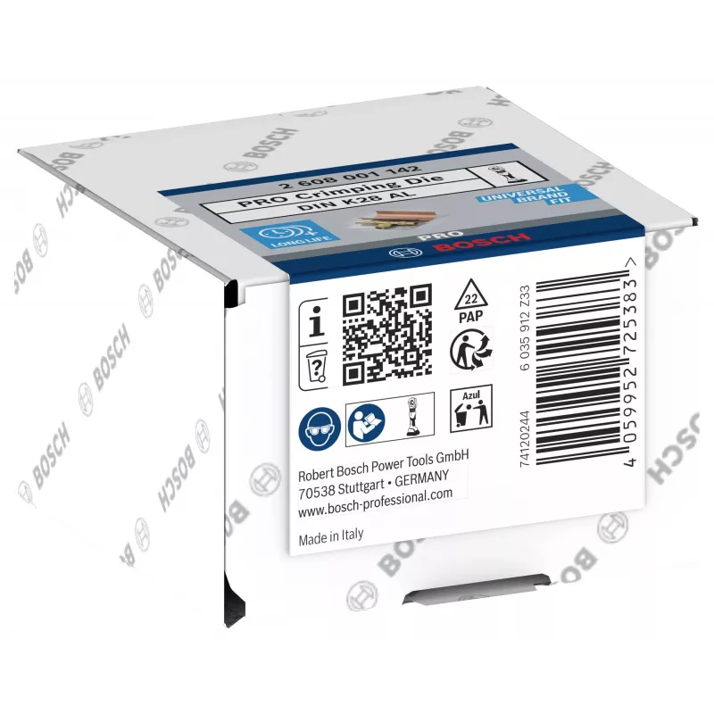 Bosch 2608001142 Inserto de crimpado para terminales tubulares y conectores, 150 mm²