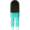 BLUELAN BlueOptics Adaptador loopback de fibra óptica multimodo OM3 LC/UPC dúplex, aqua, férula de cerámica, -40°C a +85°C BOLBLCOM3