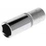 GEDORE red Llave de vaso larga hexagonal 1/2 pulgadas accionamiento 19 mm, 77 mm de longitud, cromo-vanadio R61001914