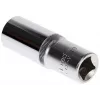 GEDORE red Llave de vaso larga hexagonal 1/2 pulgadas accionamiento 19 mm, 77 mm de longitud, cromo-vanadio R61001914
