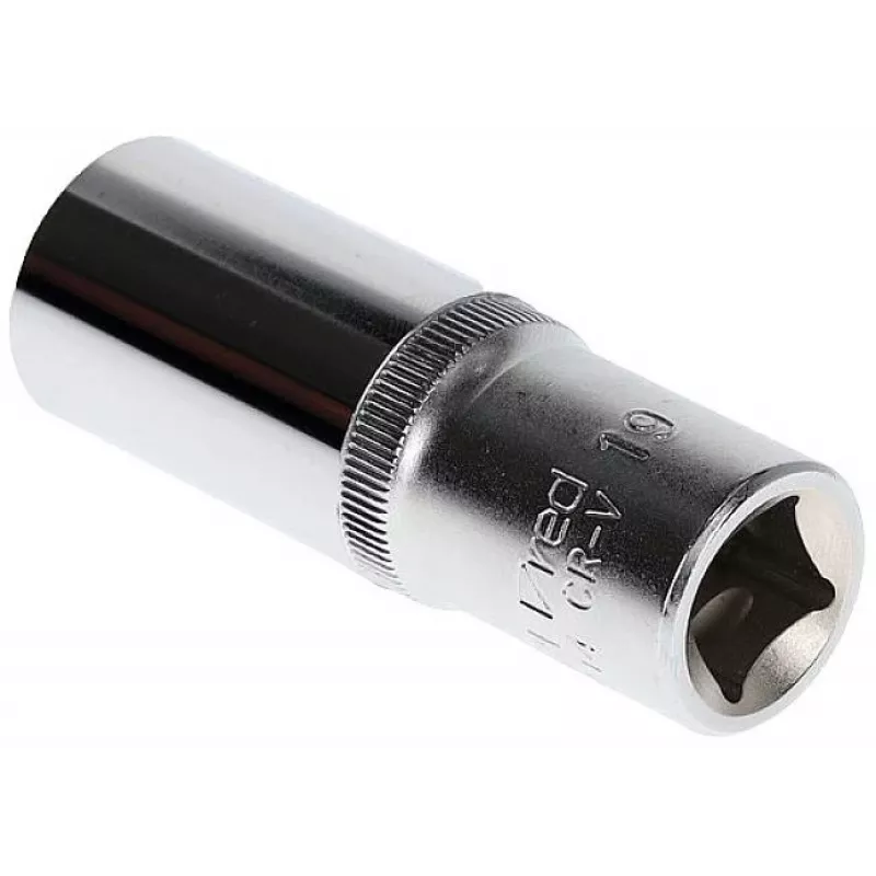 GEDORE red Llave de vaso larga hexagonal 1/2 pulgadas accionamiento 19 mm, 77 mm de longitud, cromo-vanadio R61001914