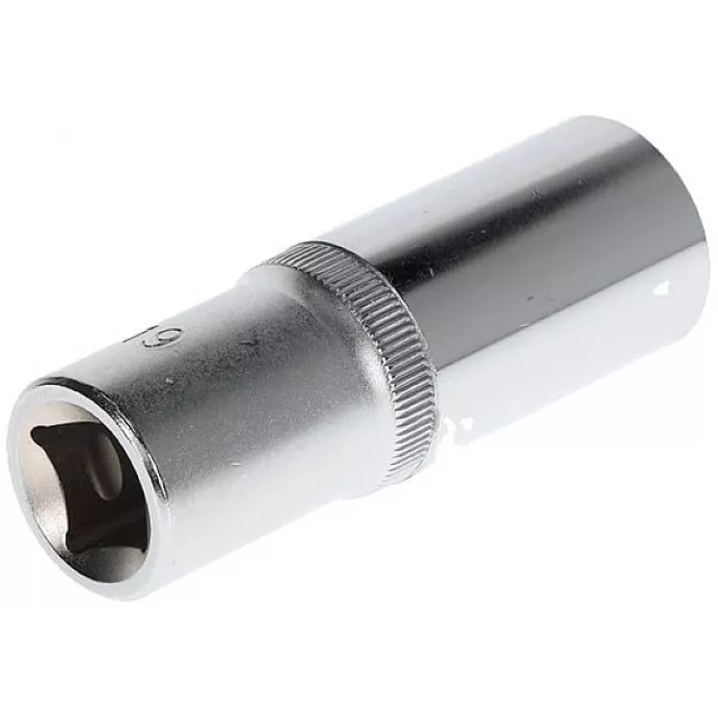 GEDORE red Llave de vaso larga hexagonal 1/2 pulgadas accionamiento 19 mm, 77 mm de longitud, cromo-vanadio R61001914