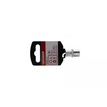 GEDORE red Adaptador de accionamiento 1/4 cuadrado x 1/4 hexagonal, longitud 25 mm R47100003