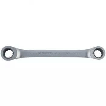 GEDORE red Llave de carraca de anillo doble, recta, 8x10 mm (R07400810)
