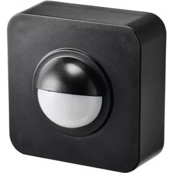 SYGONIX SY-5046552 Detector de movimiento PIR de superficie 120° negro IP65