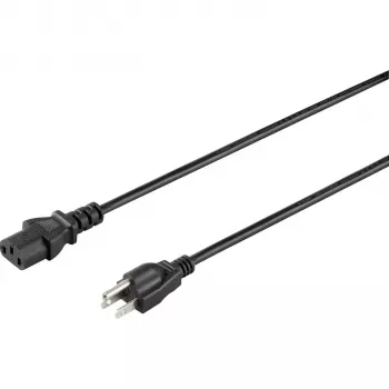 Sygonix SY-5042706 Cable de alimentación IEC C13 CEE 7/7 a C13 2 m negro