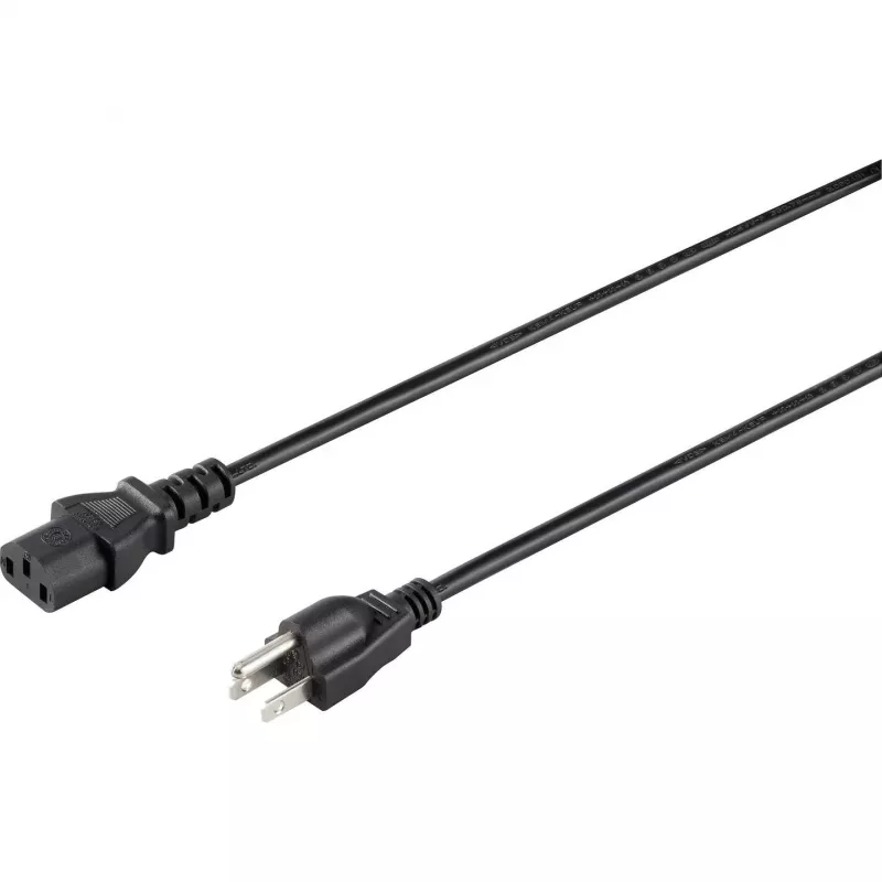 Sygonix SY-5042706 Cable de alimentación IEC C13 CEE 7/7 a C13 2 m negro