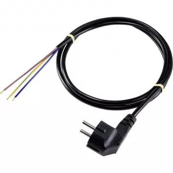 Sygonix SY-5043474 Cable de alimentación CEE 7/7 a IEC C13 3 m negro