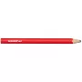 Gedore RED 3301432 Lápiz de carpintero, ovalado, rojo, 175 mm, pack de 12