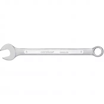 GEDORE red Llave combinada 8 mm, longitud 110 mm, acero cromo-vanadio, cromado mate (R09100080)
