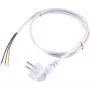 Sygonix SY-5043482 Cable de conexión eléctrica blanco 2,00 m
