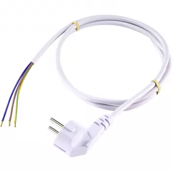 Sygonix SY-5043482 Cable de conexión eléctrica blanco 2,00 m