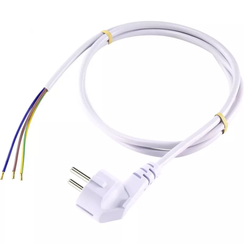 Sygonix SY-5043482 Cable de conexión eléctrica blanco 2,00 m