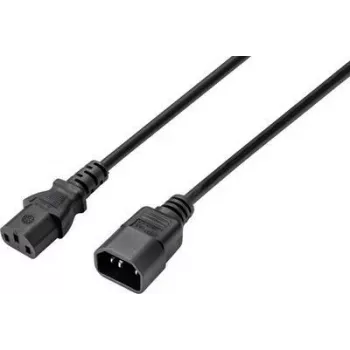 Sygonix SY-5044234 Cable alargador para aparatos fríos, C14 a C13, 3,5 m, negro