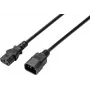 Sygonix SY-5044234 Cable alargador para aparatos fríos, C14 a C13, 3,5 m, negro