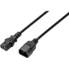 Sygonix SY-5044234 Cable alargador para aparatos fríos, C14 a C13, 3,5 m, negro