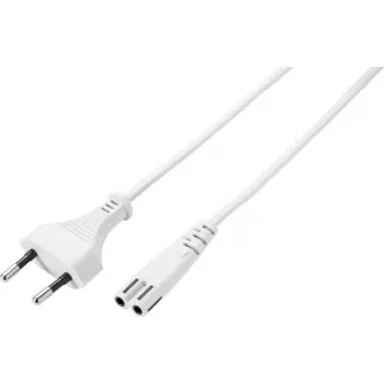 Sygonix SY-5044236 Cable de alimentación blanco 3 m Schuko a IEC C13