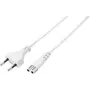 Sygonix SY-5044236 Cable de alimentación blanco 3 m Schuko a IEC C13
