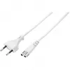 Sygonix SY-5044236 Cable de alimentación blanco 3 m Schuko a IEC C13