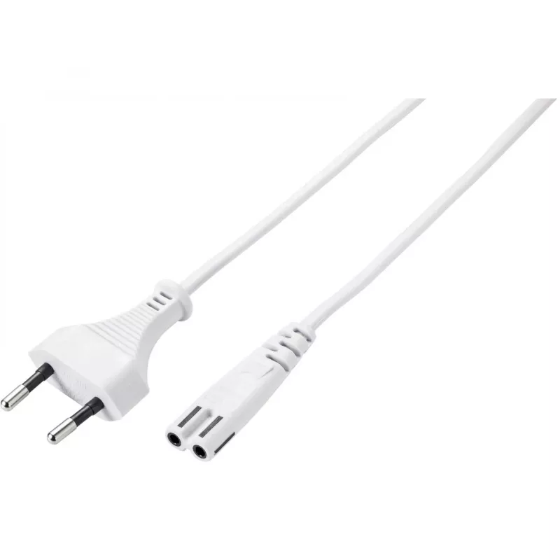 Sygonix SY-5044236 Cable de alimentación blanco 3 m Schuko a IEC C13