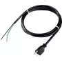 Sygonix SY-5043454 Cable de conexión eléctrica negro 2,00 m