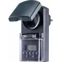 Sygonix SY-5044422 Temporizador digital de enchufe, programa semanal, 1800 W, IP44, función de cuenta atrás y aleatoria, blanco
