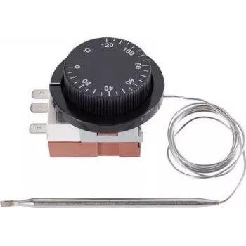 SYGONIX termostato de empotrar 0 a +120 °C, sonda capilar, 16A SPDT (SY-5044424)